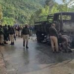 Terrorist attack on Poonch: Gunmen shot from hills, hitting the windshield and then the side of an IAF vehicle.